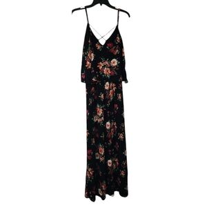 Ambiance Floral Sleeveless Dress Size Medium